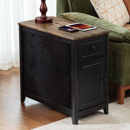 Chic House End Table, Black, Model CH012-B1