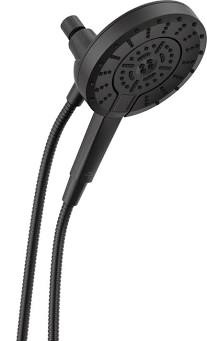 Matte Black Multi-Function Handheld Shower Head with Hose