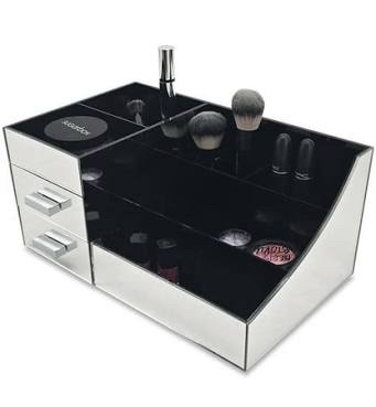 Vandue Corporation Mirrored Desk Organizer OD-CINDY-SIL