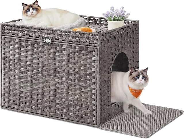 GARVEE PPS_33 GJJUPD Cat Litter Box - Gray