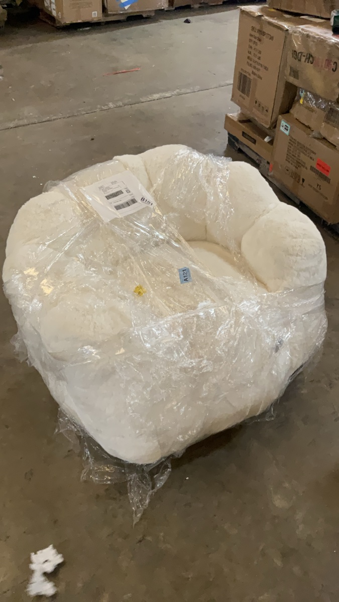 Faux Fur Saucer Chair or Lounge Seat