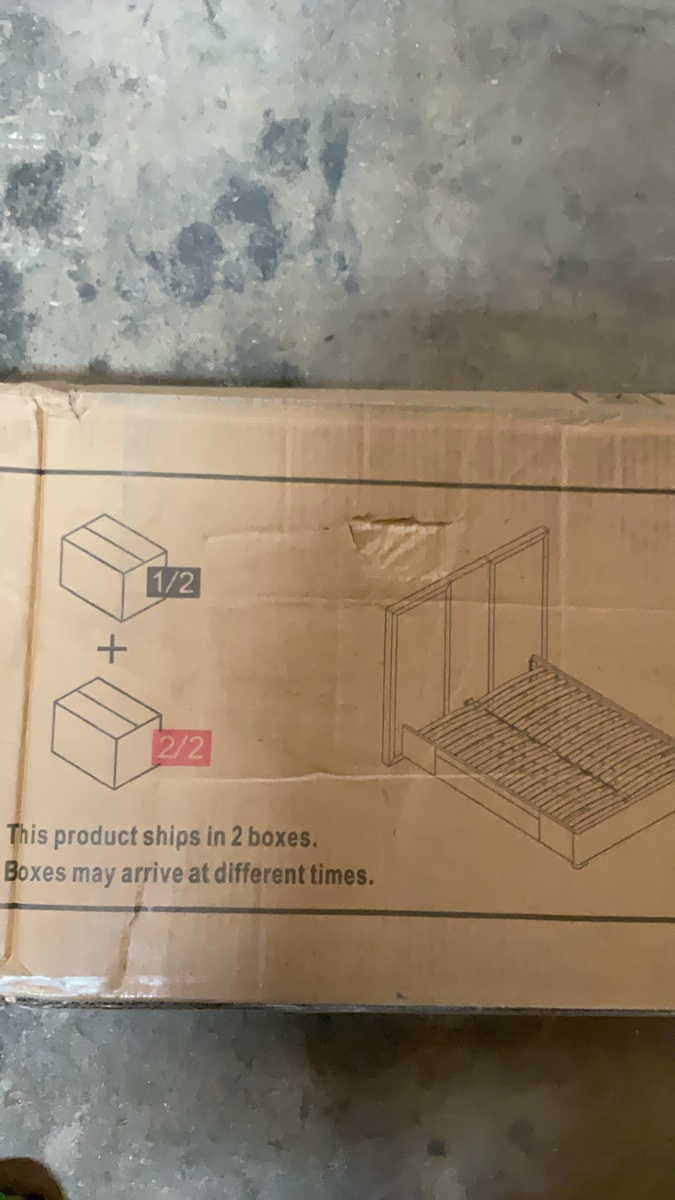 Furniture Bed Frame (Box 1 of 2)