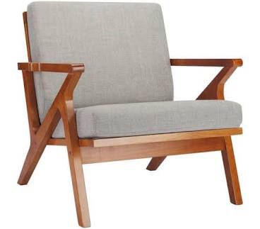 Porthos Home TFC158A Accent Chair - Grey