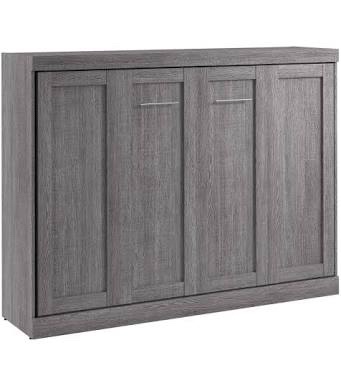 (Box 5 of 5) Queen Size Murphy Bed - White (Box 5 of 5)