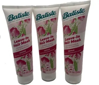 Batiste Leave-in Hair Mask Instant Hair Treatment Repair 4.3 oz (3 Pack)