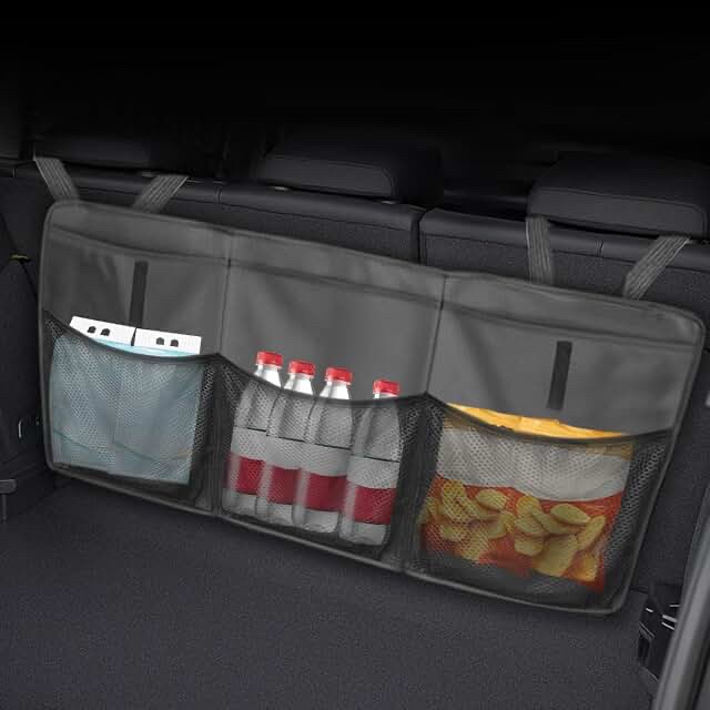 Black Mesh Car Trunk/Cargo Net Organizer