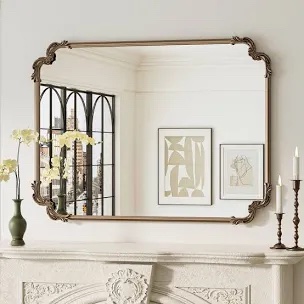 (mirror is broken)Accent Mirror, Large Rectangular Wall Mirror