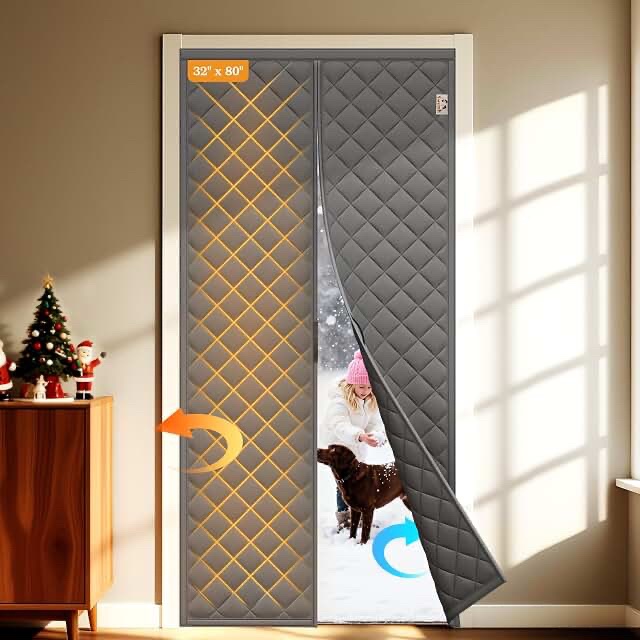 Upgraded Graphene Winter Windshield Door Curtain