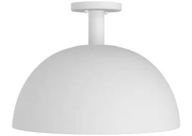 Unidentified Flush Mount Ceiling Light Fixture, White Dome