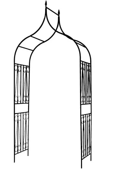 vidaXL Metal Garden Arch Assembly Instructions