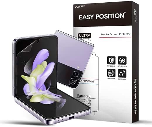 Joatech Easy Position Ultra Protection Screen Protector for Z Flip 4 Matte