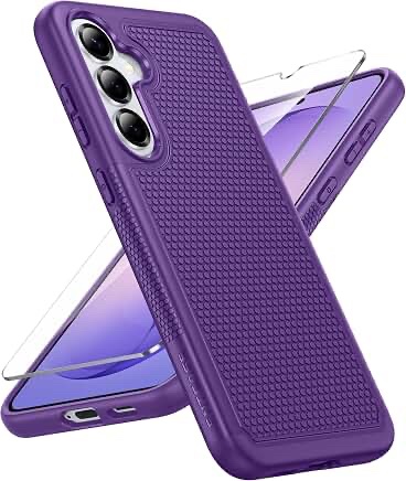 DulDuiQ Protective Phone Case for Samsung 6.2-inch, Purple