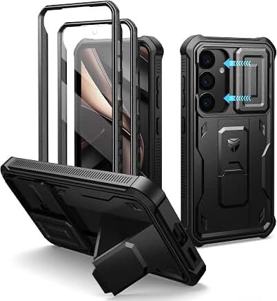 Butaiga Shockproof Smartphone Case for Samsung S Series (Navy, S25)