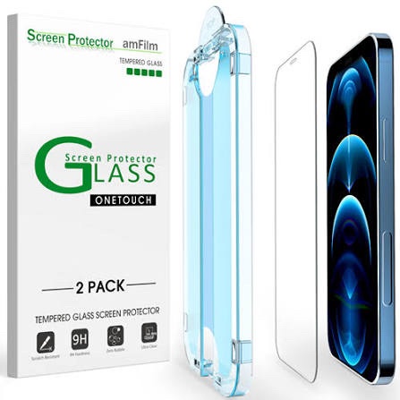 TechMatte amFilm iPhone 15 Pro Max Screen Protector (2+2 Pack)