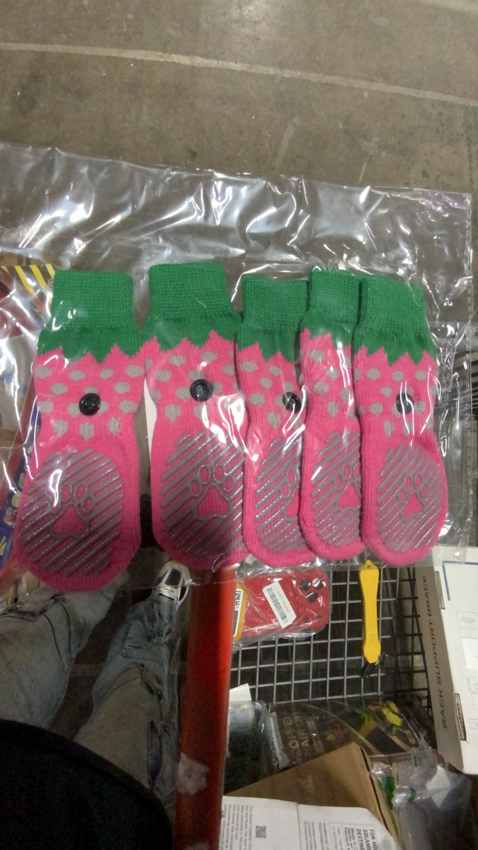Expawlorer Dog Socks Paw Protectors size small for Hardwood Floo rs