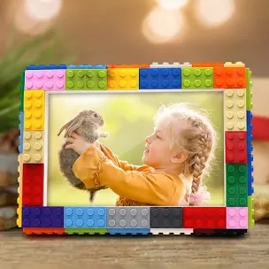 HapMars DIY Picture Frame Building Block Kit