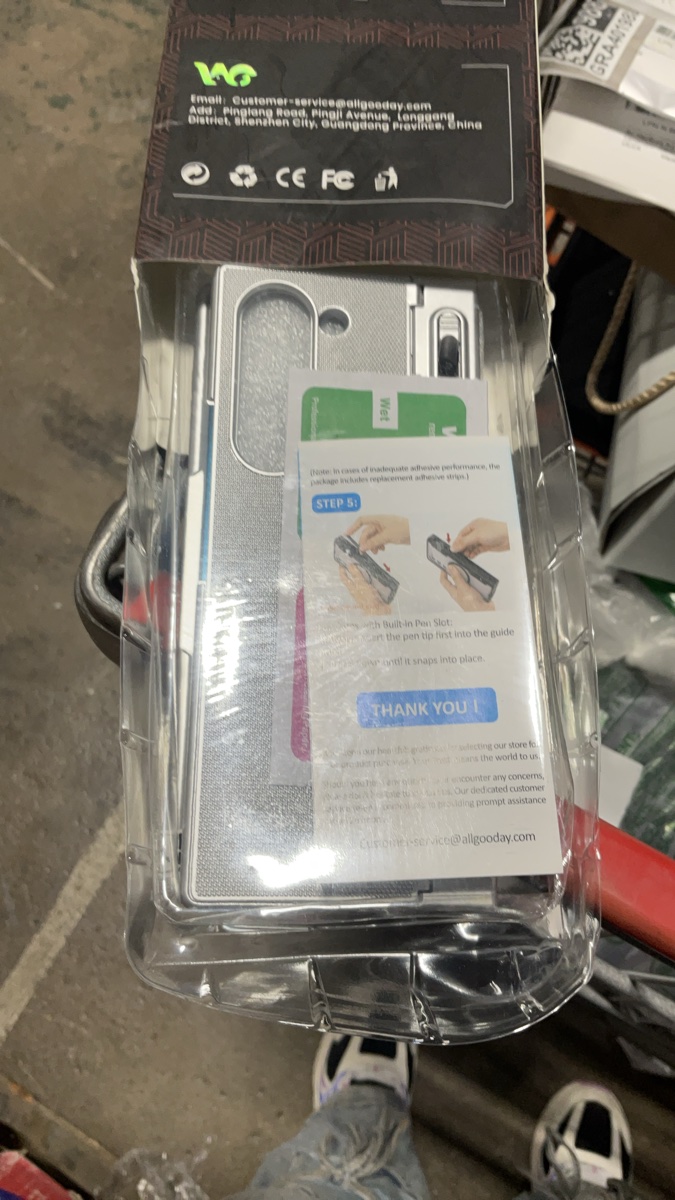 Maxdara Protective Rugged Case for Samsung Galaxy Z Fold 6, Silver