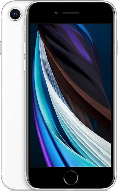 **Tested **Apple iPhone SE 2nd Generation, 64GB, White - Unlocked (Renewed)