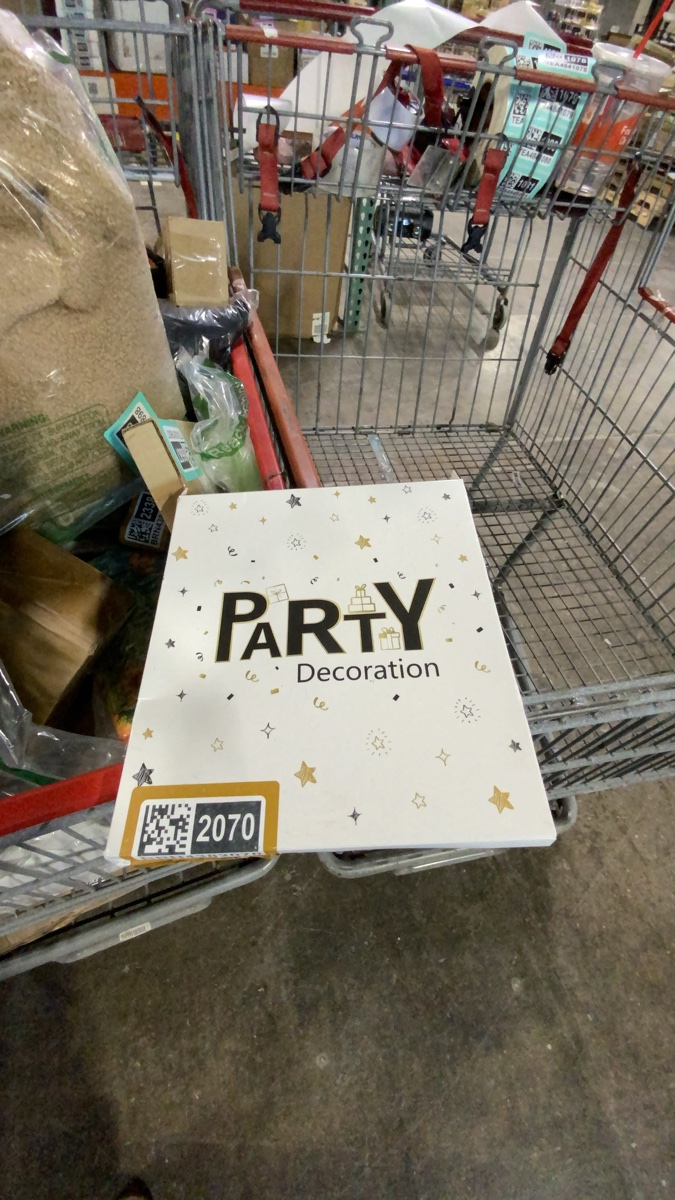 Party golf themed Decoration Set Box