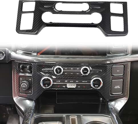 Carbon Fiber Interior Air Conditioning Decorative Trim Cover for Vehicle