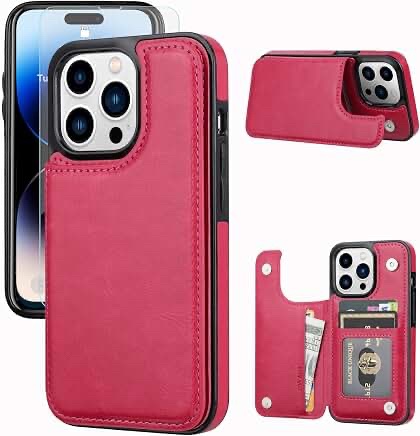 Joyaki Red Leather Fashion Case for Smartphone