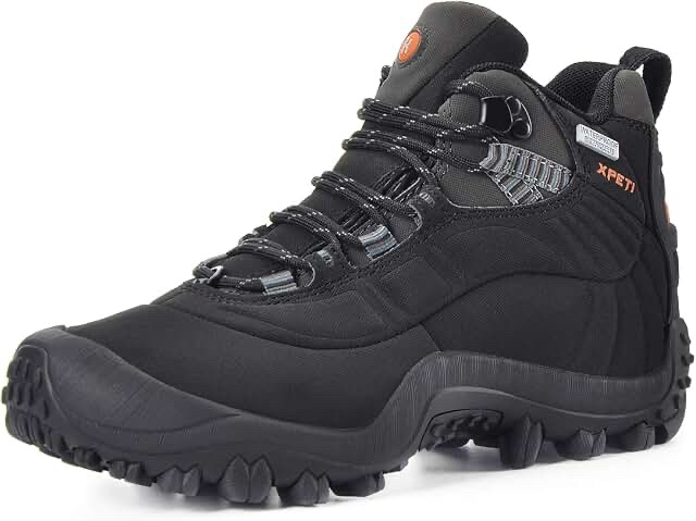 (Runs small)8.5 Thermator 6 Black Hiking Boots Size 8.5 US / 6 UK / 39 Euro