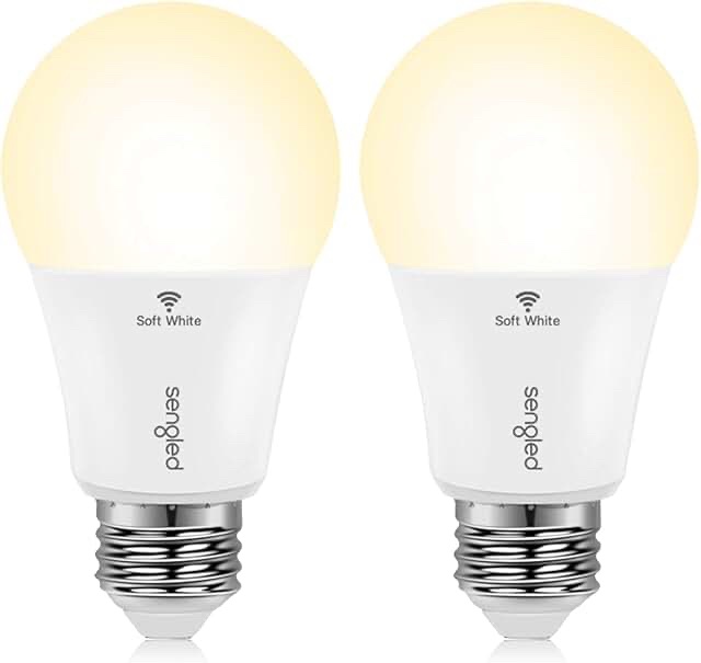 Sengled A19 Smart Wi-Fi Soft White Light (2-Pack)