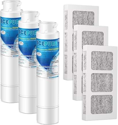 IcePure RWF5800A Refrigerator Water Filter Replacement (3-Pack)
