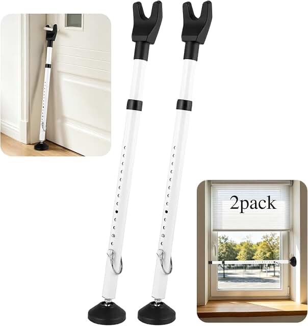 Unbranded 2 Pack Door Stoppers - Hotel, Travel (White)