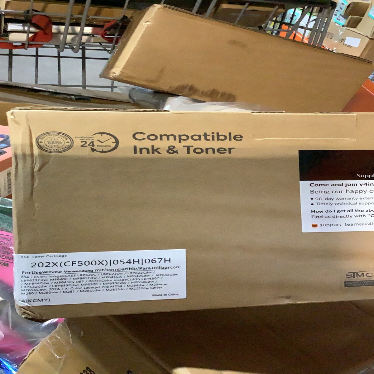 v4ink Compatible Toner Cartridge Kit 202X(CF500X) / 054H / 067H