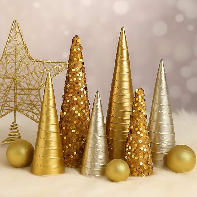 Sequin Christmas Tree Decoration