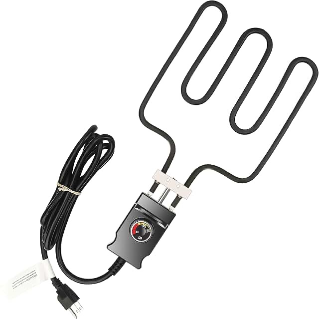 Universal Replacement Heating Element with Adjustable Thermostat Cord Controller