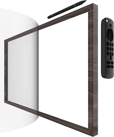 Amazon Made for Amazon Echo Show 15 (Gen 2) Custom Plastic Frame - Dark Brown