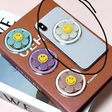 Magnetic Lumis & Tablets (White) Smiley Flower