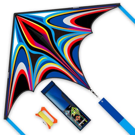(Missing structure piece)SGFTRE Spacecraft Kite - Power Triangle-Blue