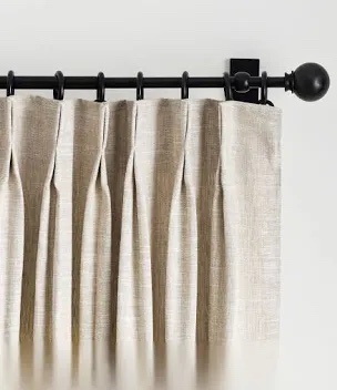 Seeluck Memory Trained Pinch Pleated Curtains