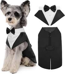 Kuoser Dog Clothes for Bulldogs, Size XL, Black