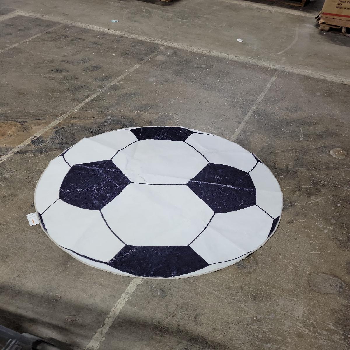 Soccer Ball Rug 46" Diameter