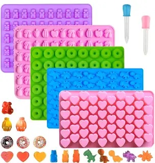 Gummy Bear Silicone Mold Tray - Multi-Color Set