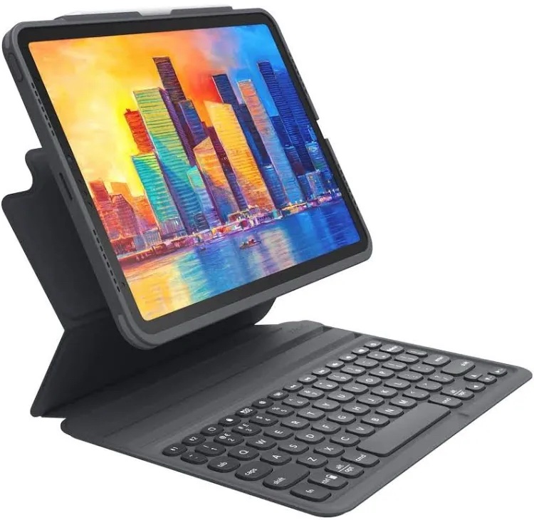 PREMIUN Tablet Keyboard Case with Wireless Magnetically Detachable Keyboard