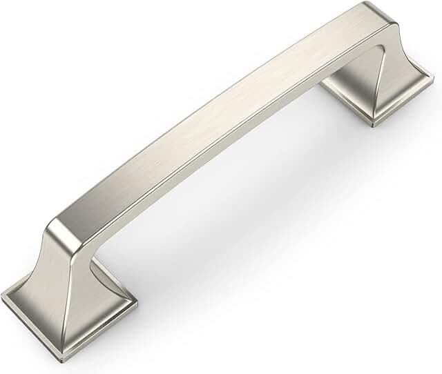 Chrome and Brushed Nickel Arch Cabinet Handle Pull