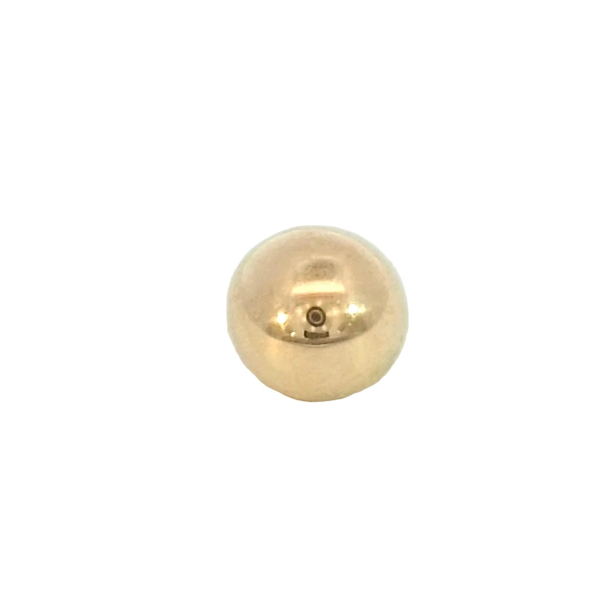 Club Tattoo Solid Gold 2mm Bead Body Jewelry