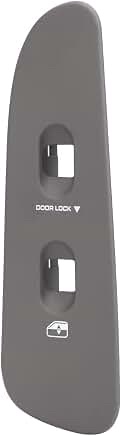 Automotive Door Power Window Switch and Lock Bezel Panel, Tan/Taupe