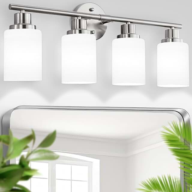 Guliaofo 5-Light Nickel Vanity Light
