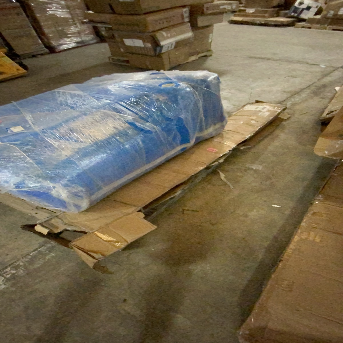 Bedframe. White. Incomplete. No instructions