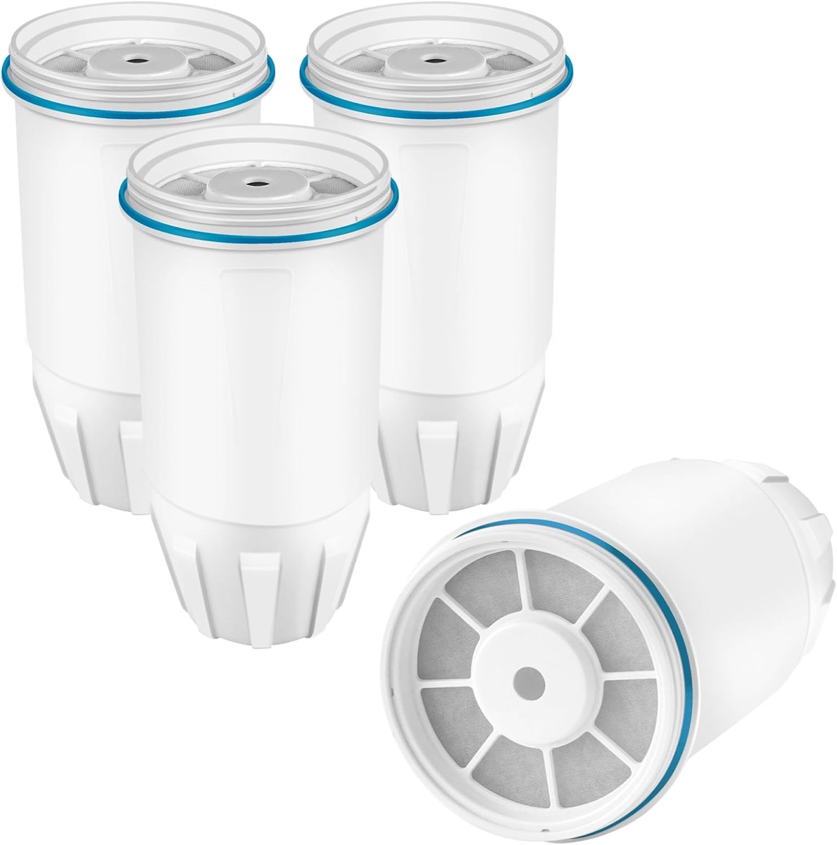 Upgraded Water Filter Replacement for ZERO Water Pitchers, 5 -Stage 0 TDS System Reduce Lead, Chromium, PFOA/PFOS, Universal Replacement Water Filter Cartridges - 2 Pack