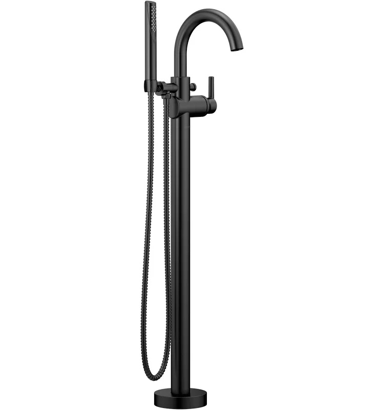 Delta Trinsic Single Handle Floor Mounted Freestanding Tub Filler