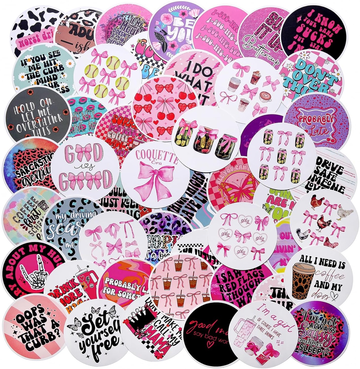 MUBYOK M450 3-inch 100pcs Car Freshies Cardstock Cutouts