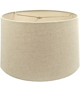 Unbranded 10" H Linen Drum Lamp Shade
