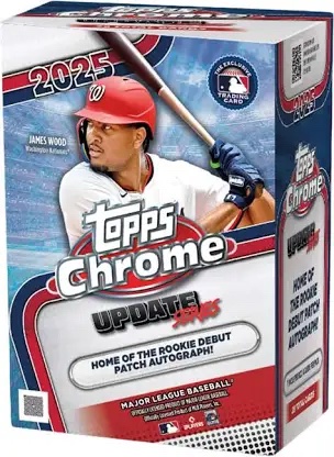 All packs opened Topps Chrome 2024 Update Series Baseball Trading Card Mega Box
